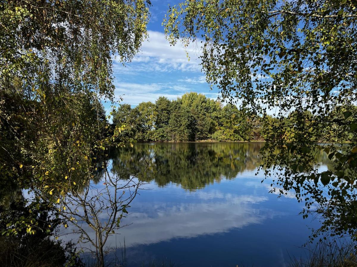 Ferienwohnung Am See Dillich - Ruhige Lage - Eigener Garten - Direkt Neben Einem Natursee Borken  Екстер'єр фото